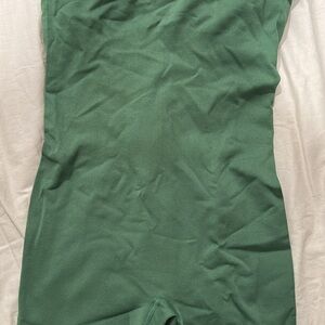 Green Strapless Jumpsuit